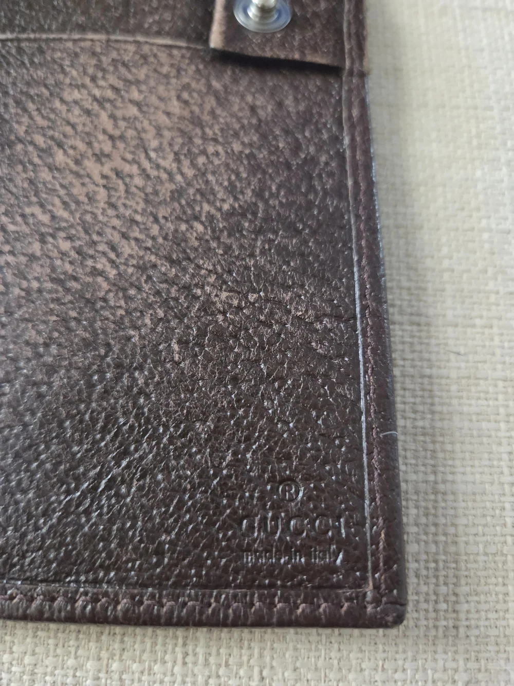 Gucci Beige Canvas Wallet with Brown GG Monogram - Picture 9 of 14